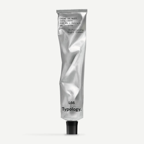 L66 - Crème de nuit exfoliante AHA 6 % + extrait de lavande