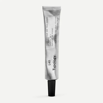 L40 - Crème contour des yeux cernes et poches Caféine 2% + Hydrolat de bleuet